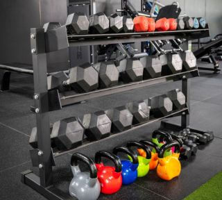 dumbbell rack, weights, strength and conditioning gym, strength and conditioning Melbourne, weight training Melbourne